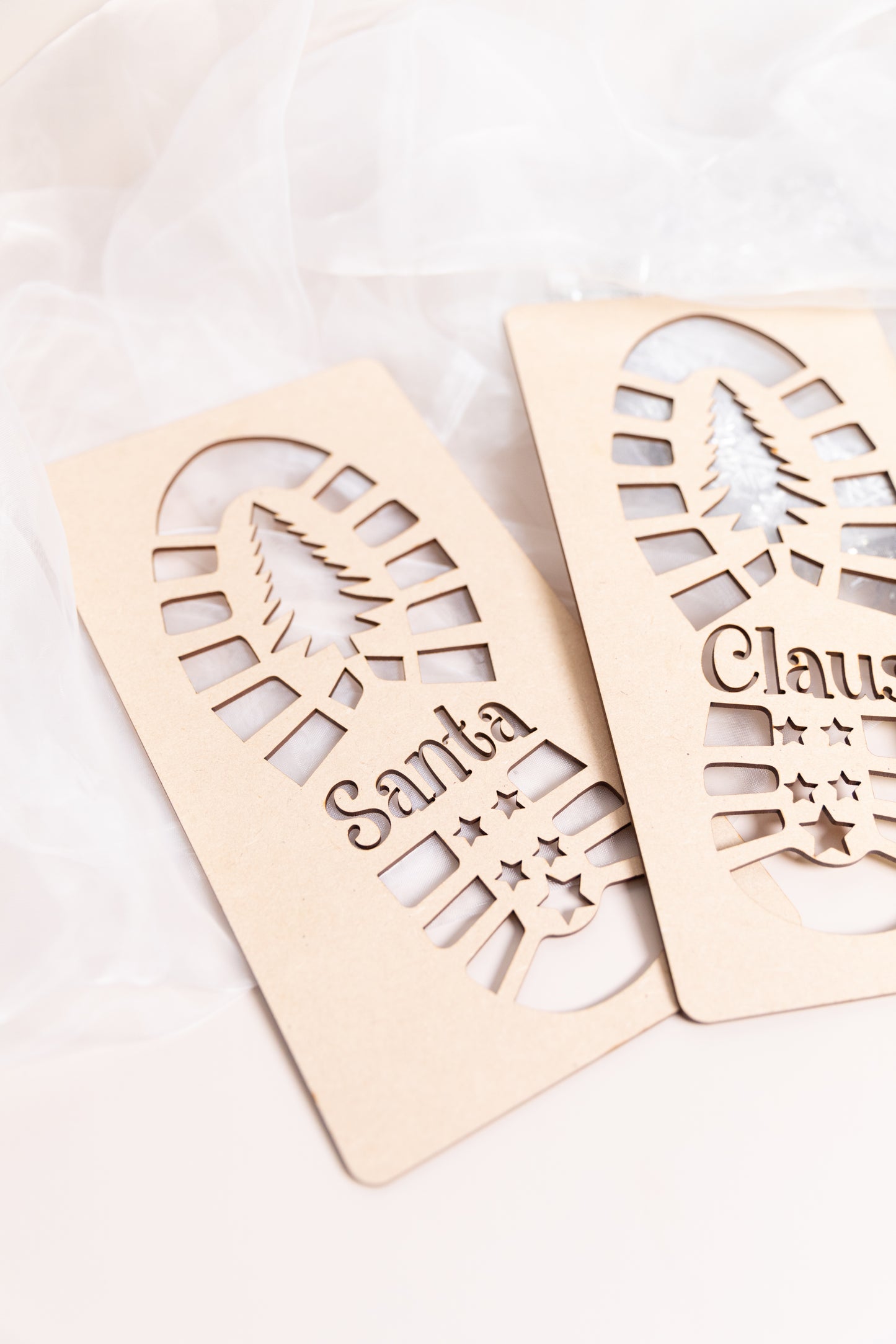 Santa Foot Stencils