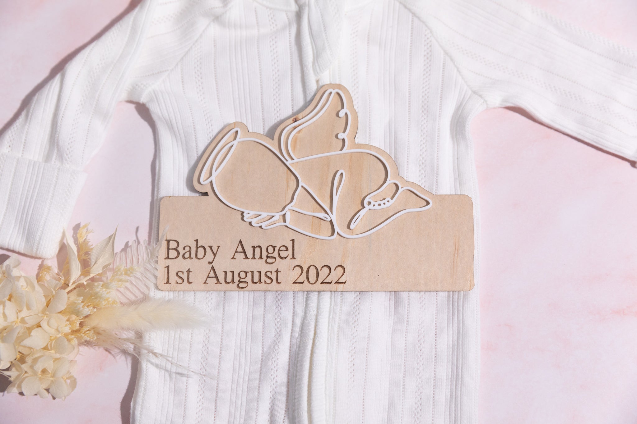 Angel Baby Memorial Plaque Divine Customs Angel Baby Memorial Plaque Divine Customs