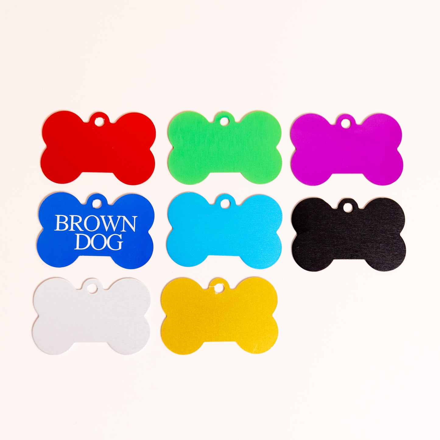 Bone Personalised Tags