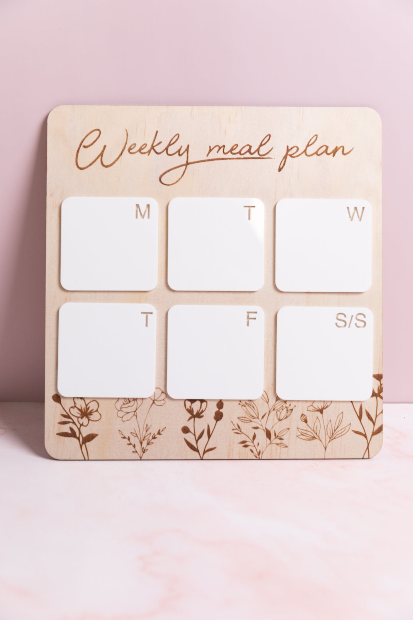 Weekly Meal Plan Board