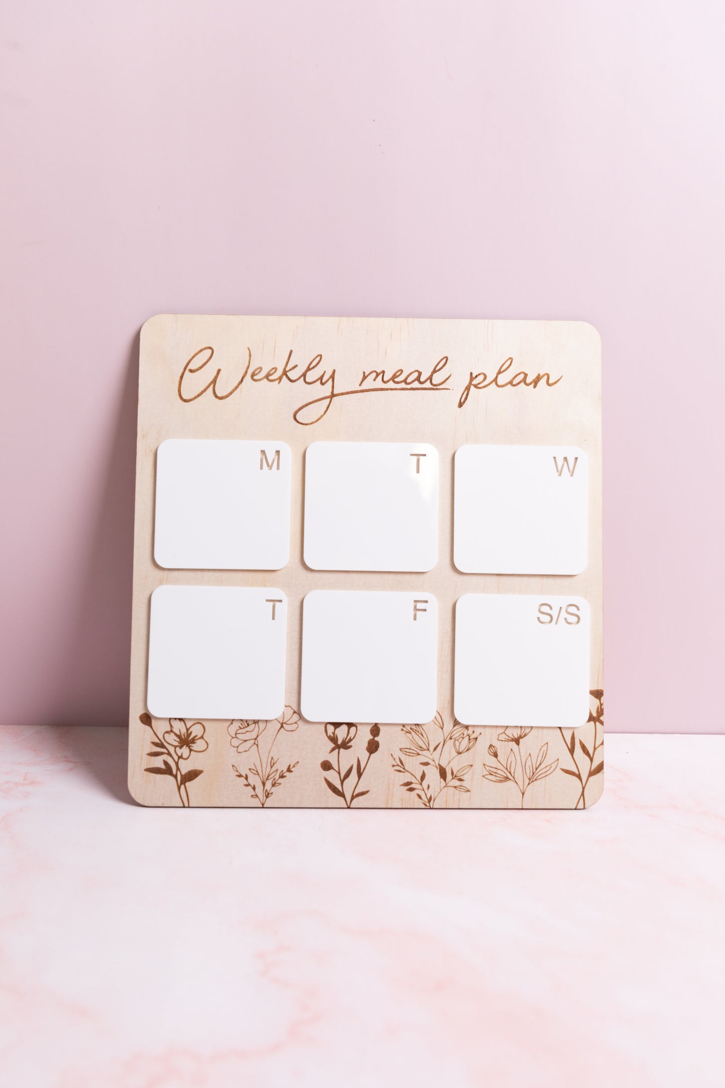 Weekly Meal Plan Board