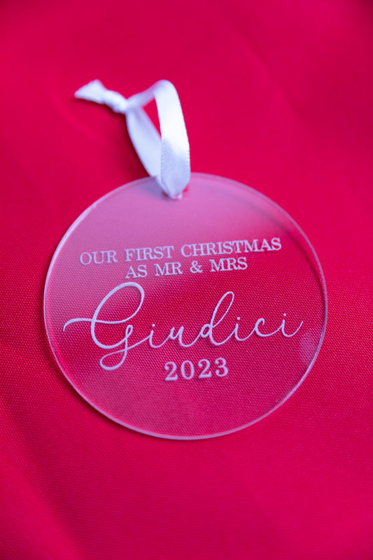 First Christmas as Mr & Mrs