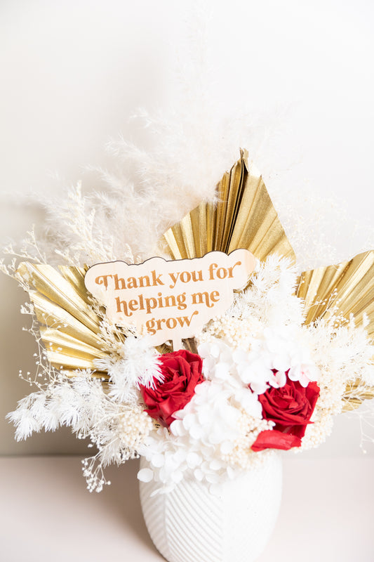 Teacher Gift Garden/flower spoke