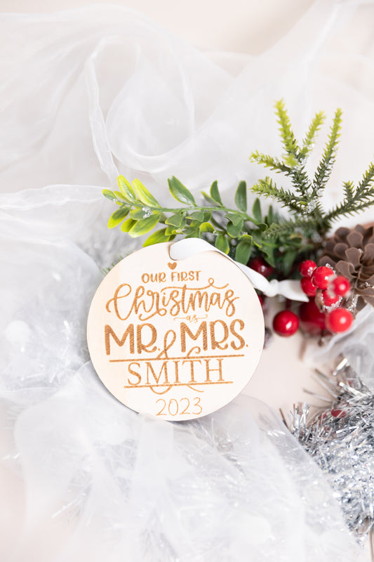 Our first christmas as Mr & Mrs