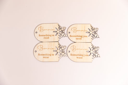 Snowflake Personalised Gift Tags