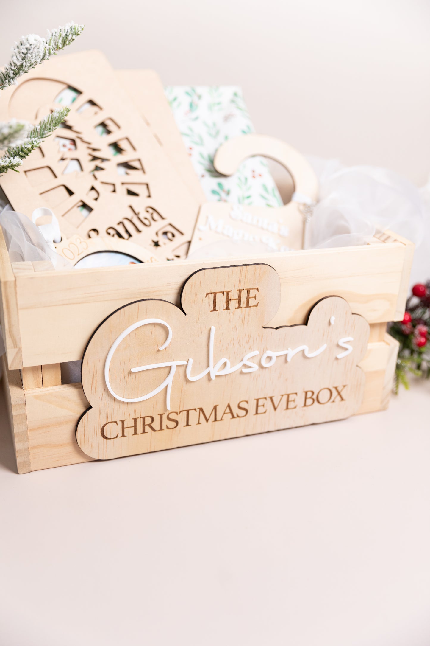 Personalised Christmas Crates
