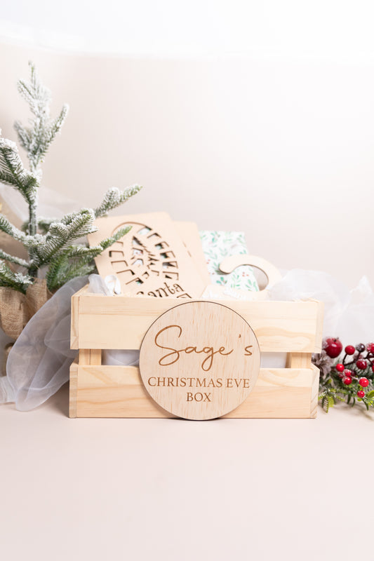 Circle Personalised Christmas Crates