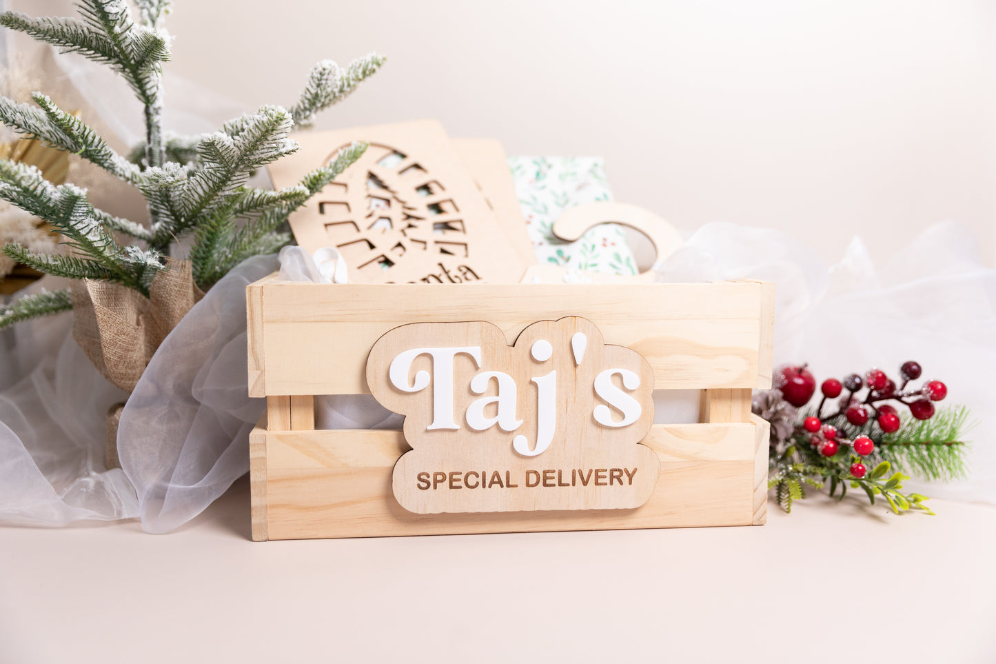 Personalised Crate Plaque