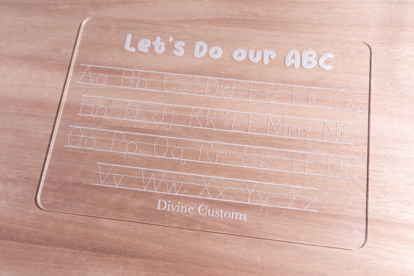 Lets Do Our ABC's