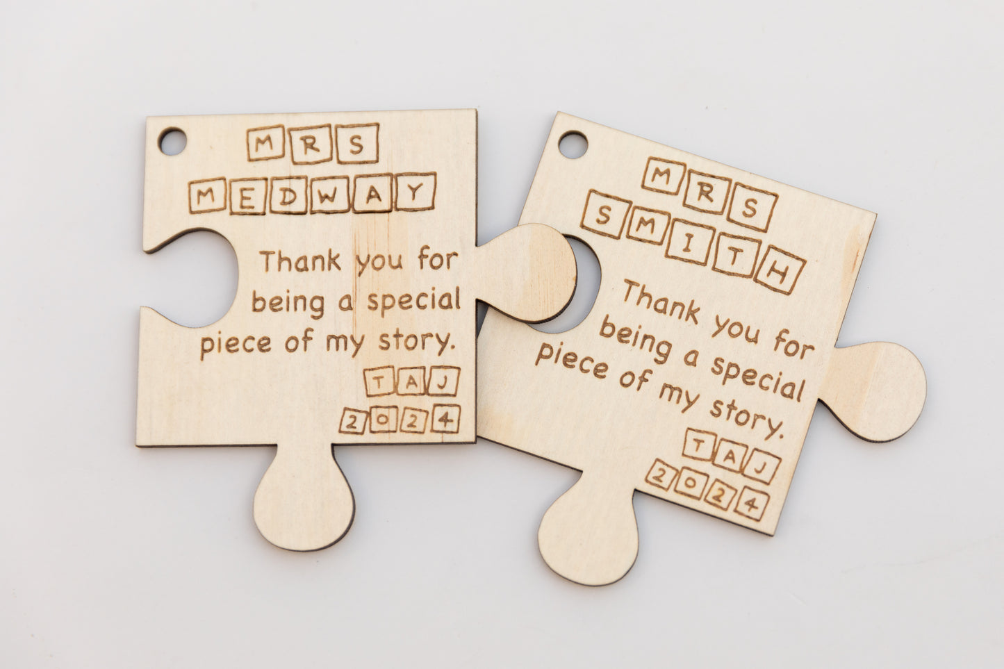 Teacher Puzzle Piece Ornament